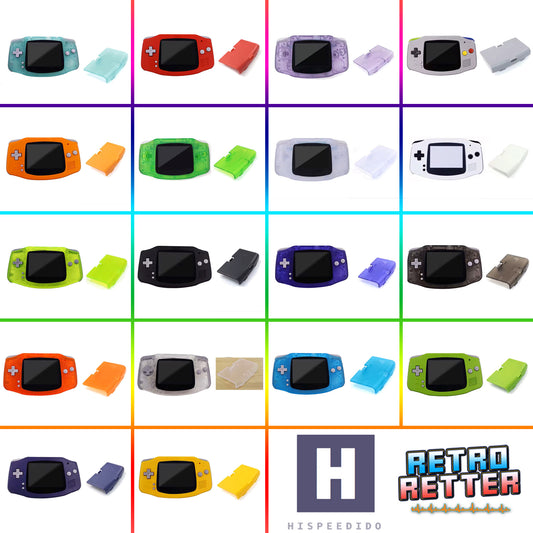 HISPEEDIDO GBA Gehäuse für IPS Display Set V5 / V2 für GameBoy Advance