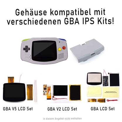 HISPEEDIDO GBA Gehäuse für IPS Display Set V5 / V2 für GameBoy Advance