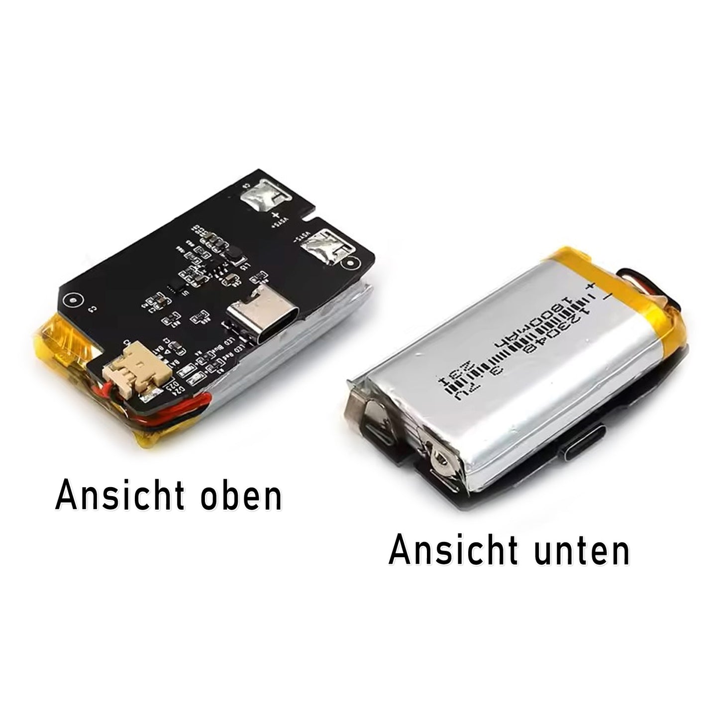 HISPEEDIDO GBA Akku USB-C Mod mit 1800 mAh für GameBoy Advance