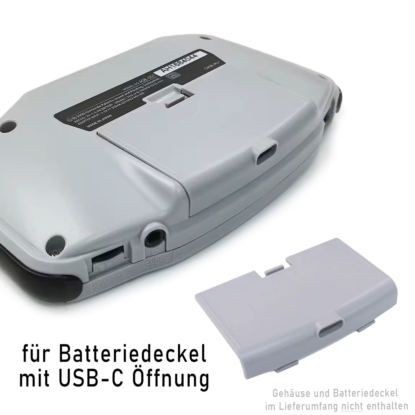 HISPEEDIDO GBA Akku USB-C Mod mit 1800 mAh für GameBoy Advance