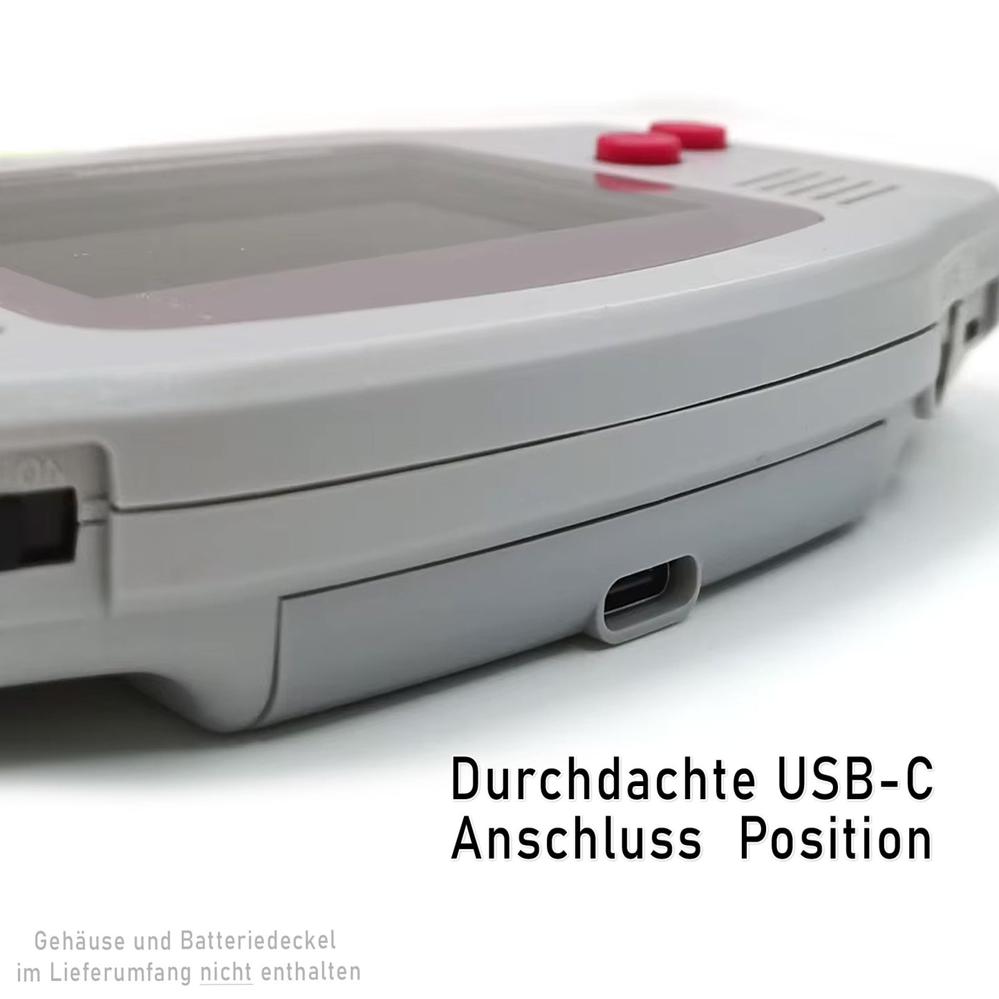 HISPEEDIDO GBA Akku USB-C Mod mit 1800 mAh für GameBoy Advance