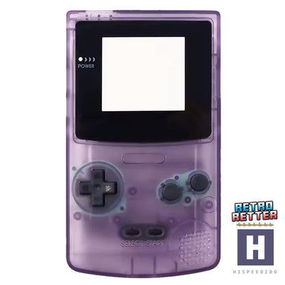HISPEEDIDO GBC Gehäuse für Q10 AMOLED IPS Display Set für GameBoy Color