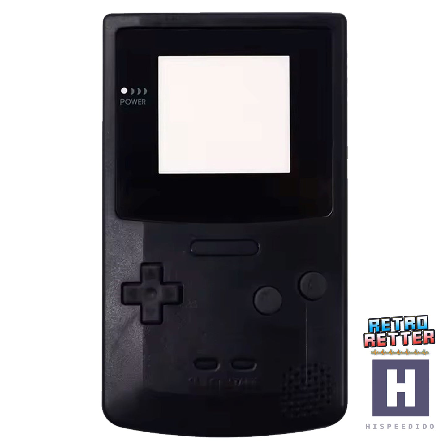 HISPEEDIDO GBC Gehäuse für Q10 AMOLED IPS Display Set für GameBoy Color