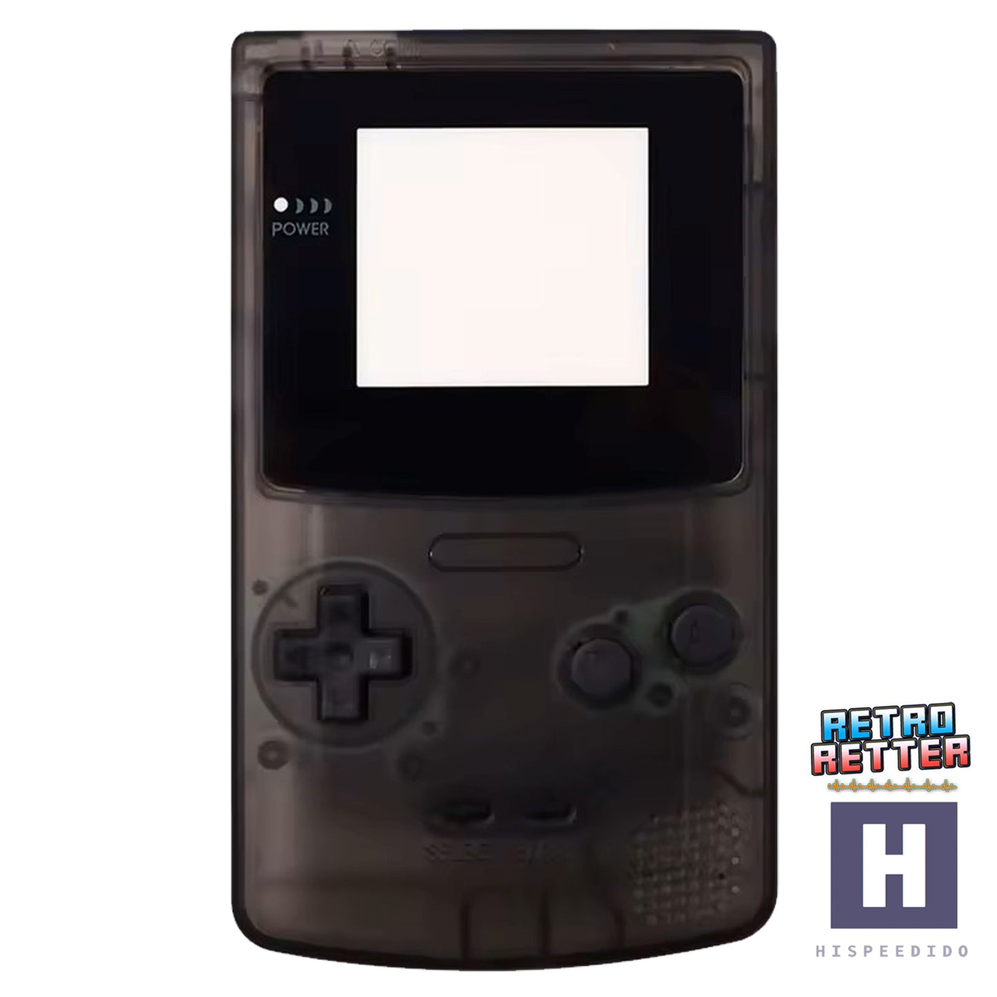 HISPEEDIDO GBC Gehäuse für Q10 AMOLED IPS Display Set für GameBoy Color