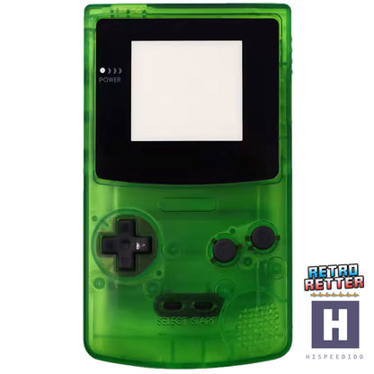 HISPEEDIDO GBC Gehäuse für Q10 AMOLED IPS Display Set für GameBoy Color