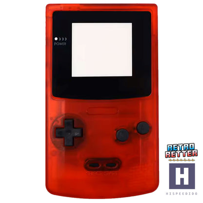 HISPEEDIDO GBC Gehäuse für Q10 AMOLED IPS Display Set für GameBoy Color