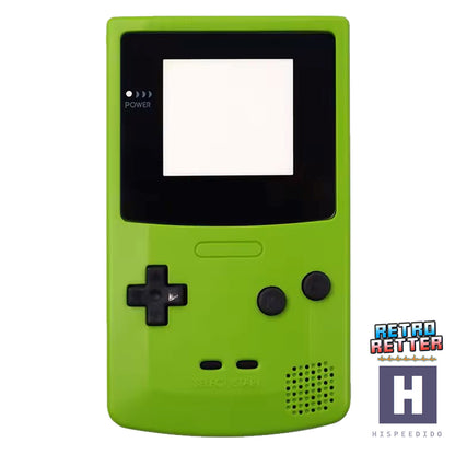 HISPEEDIDO GBC Gehäuse für Q10 AMOLED IPS Display Set für GameBoy Color