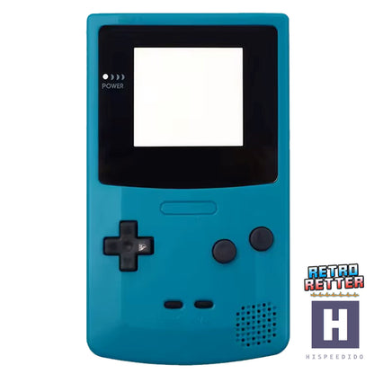 HISPEEDIDO GBC Gehäuse für Q10 AMOLED IPS Display Set für GameBoy Color