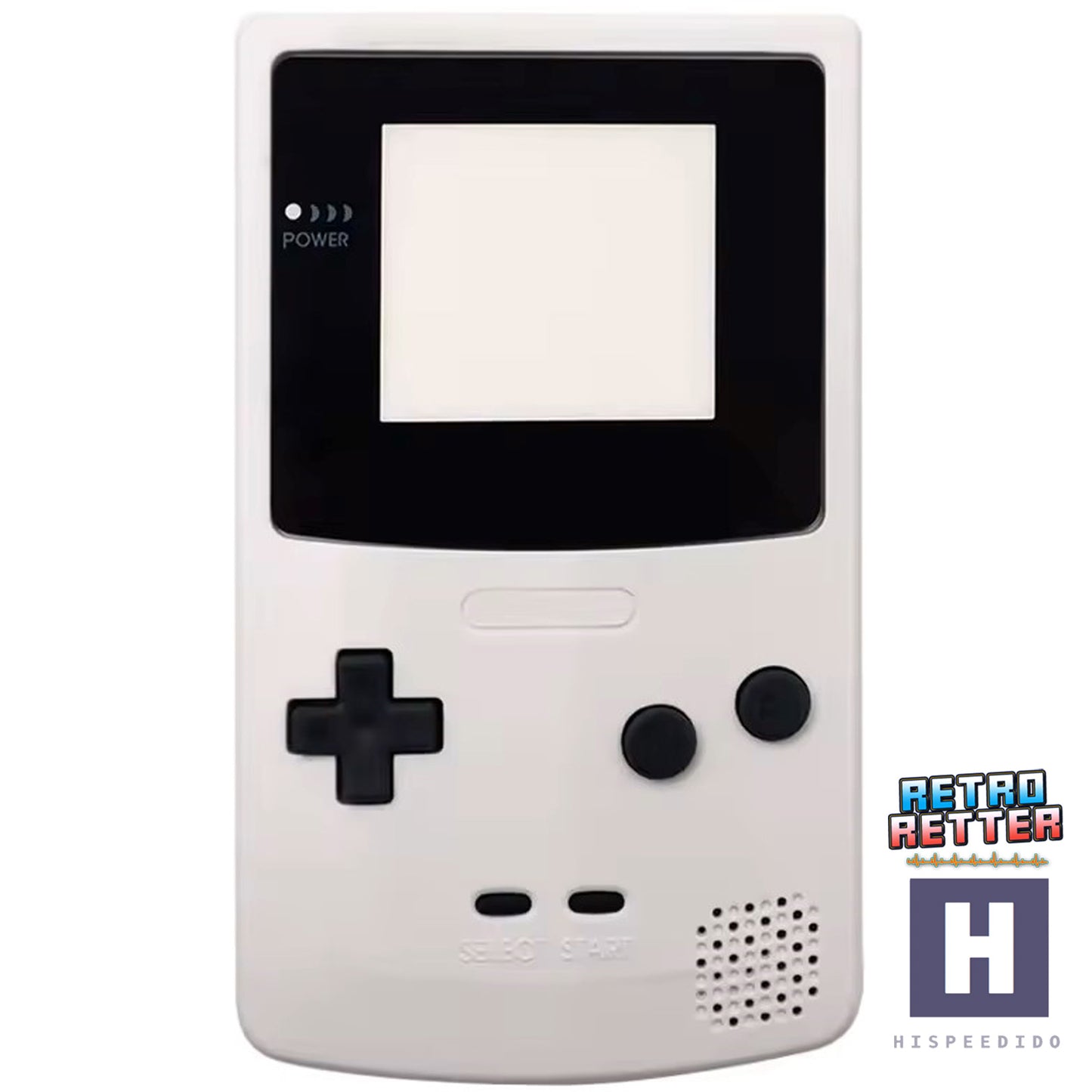HISPEEDIDO GBC Gehäuse für Q10 AMOLED IPS Display Set für GameBoy Color