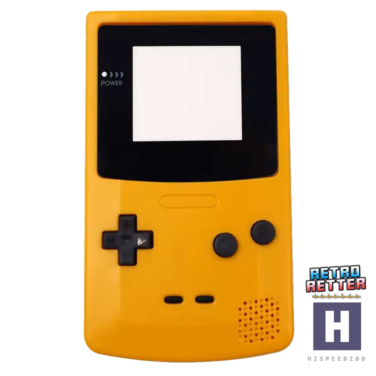 HISPEEDIDO GBC Gehäuse für Q10 AMOLED IPS Display Set für GameBoy Color