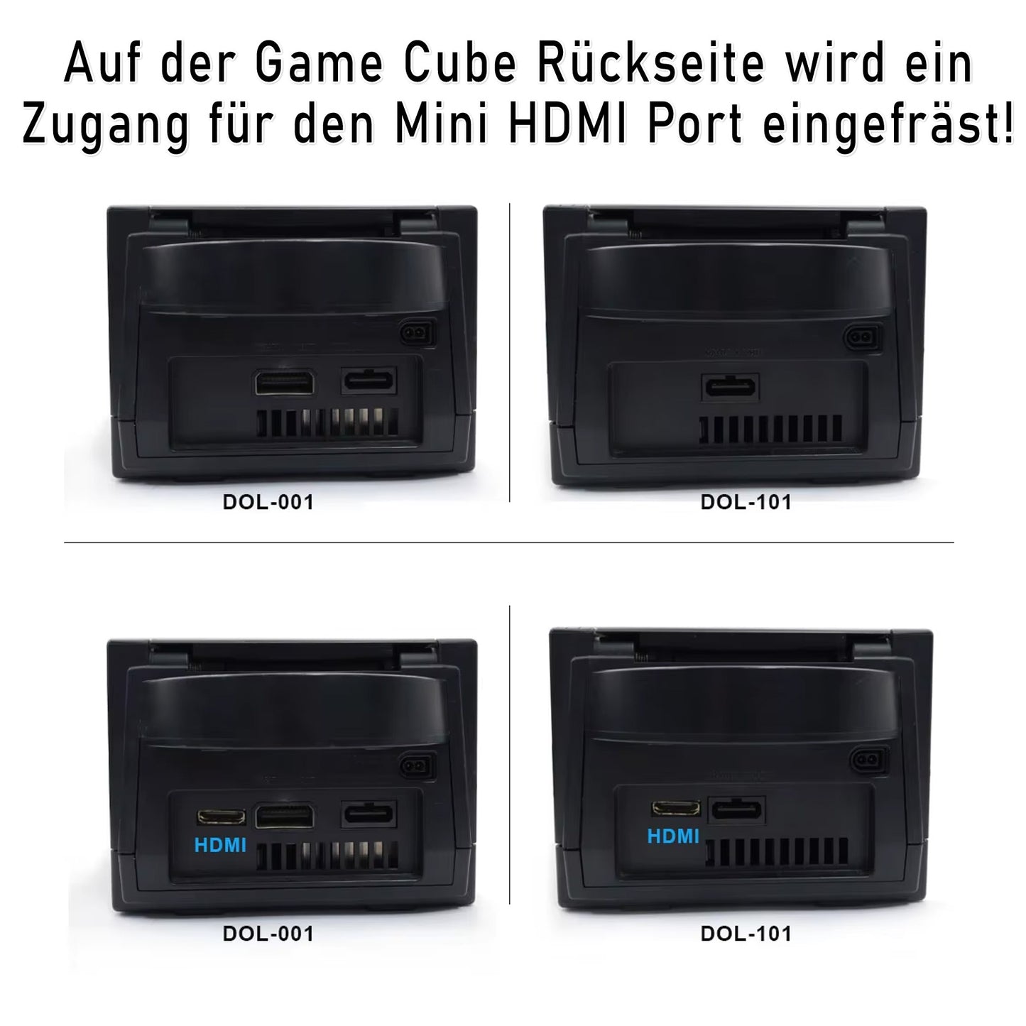 HISPEEDIDO HDMI Mod Umbau Set für Nintendo Game Cube