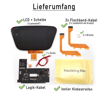 HISPEEDIDO IPS LCD Set Laminated für Sega Game Gear