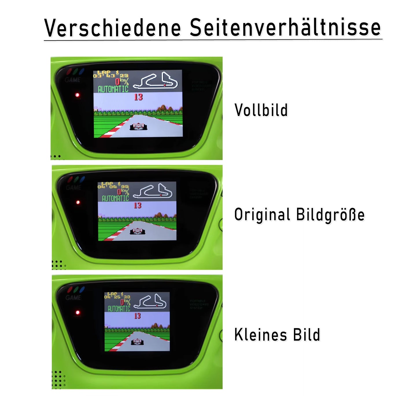 HISPEEDIDO IPS LCD Set Laminated für Sega Game Gear