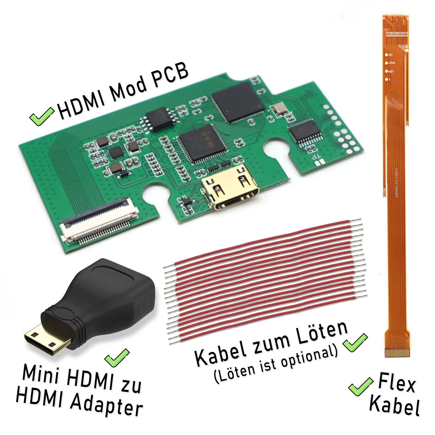 HISPEEDIDO N64 HDMI Mod Umbau Set mit OSD für Nintendo 64