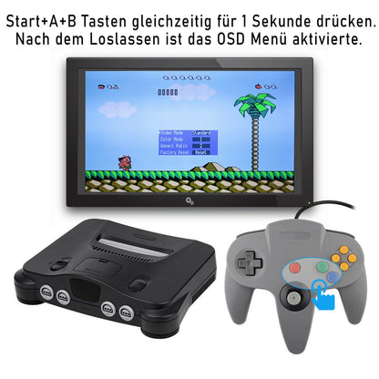 HISPEEDIDO N64 HDMI Mod Umbau Set mit OSD für Nintendo 64