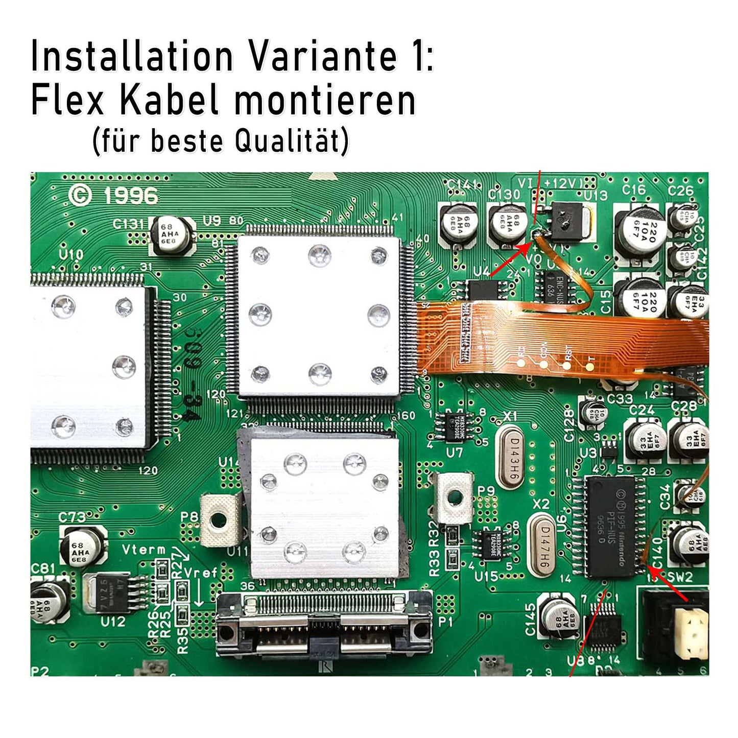 HISPEEDIDO N64 HDMI Mod Umbau Set mit OSD für Nintendo 64