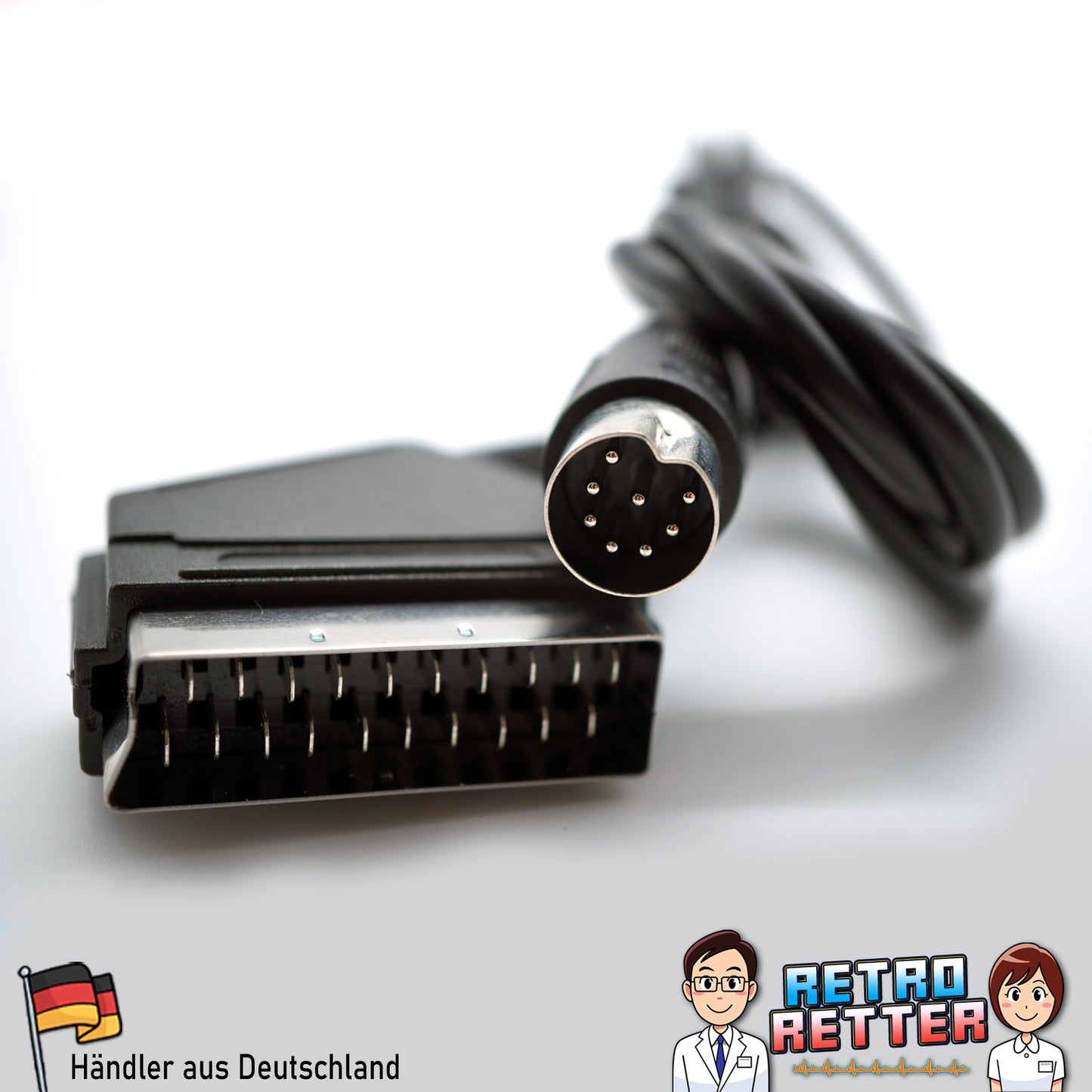 TV AV Scart Kabel - Sega Mega Drive 1 & Master System -