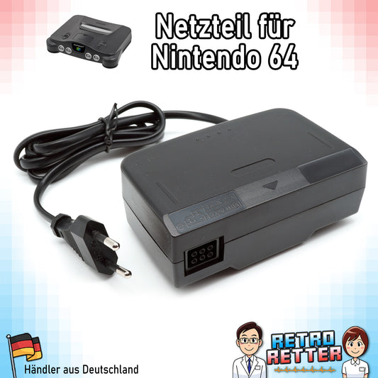 Netzteil für Nintendo 64 / N64 Konsole (DE Stecker)