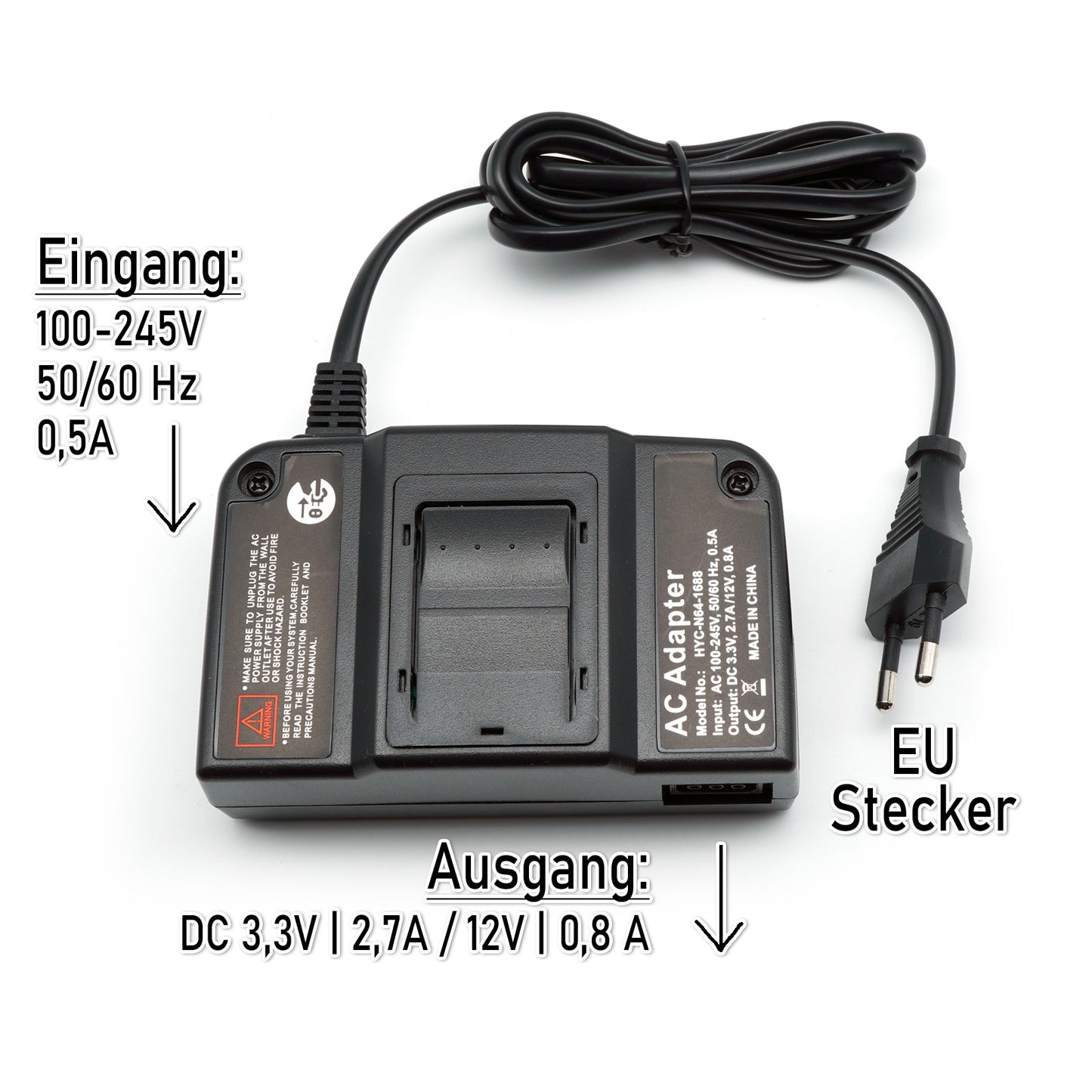 Netzteil für Nintendo 64 / N64 Konsole (DE Stecker)