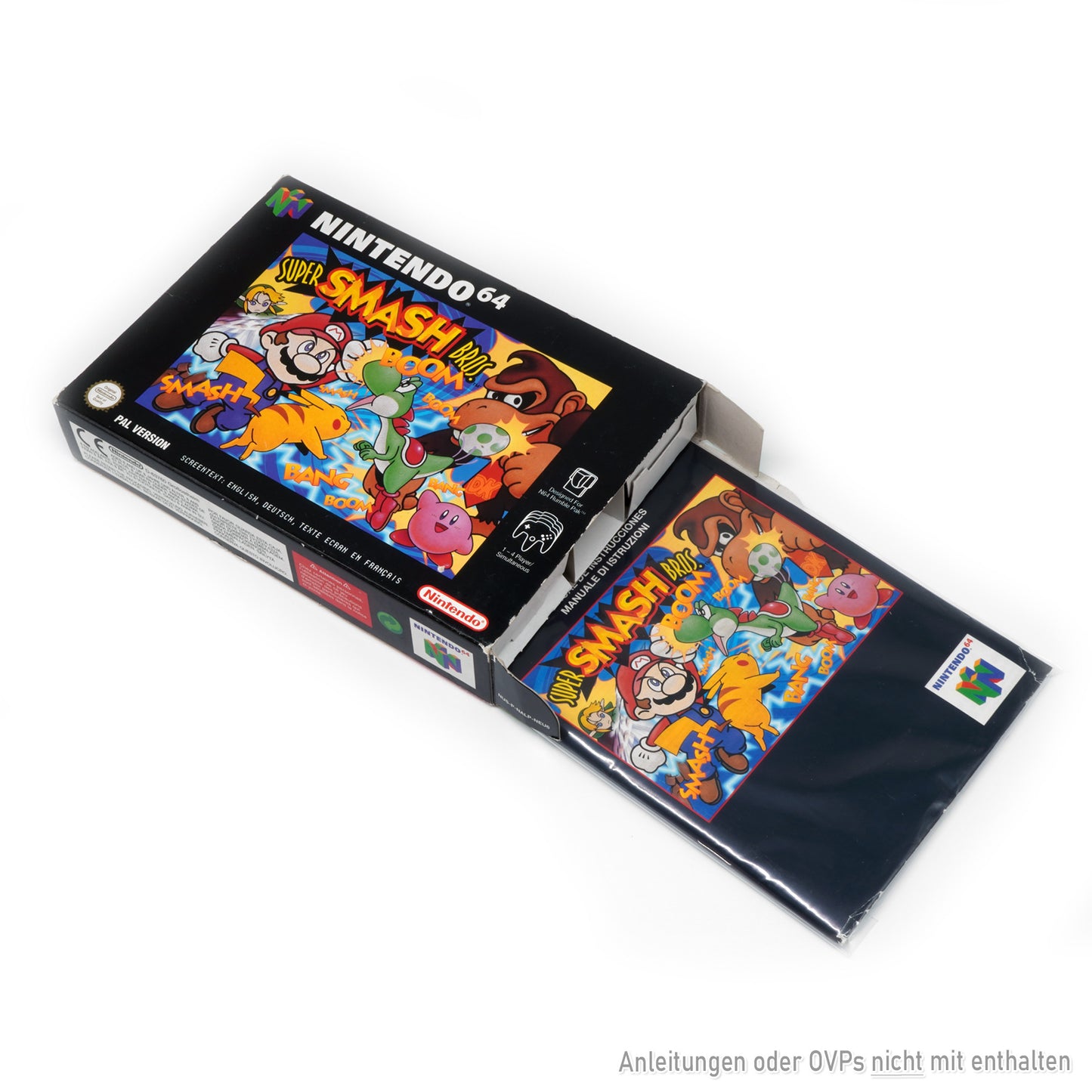 Hüllen für Nintendo 64 Spiele Anleitungen