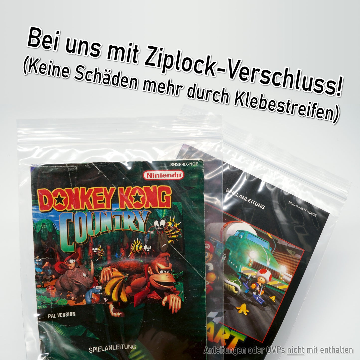 Hüllen für Nintendo 64 Spiele Anleitungen