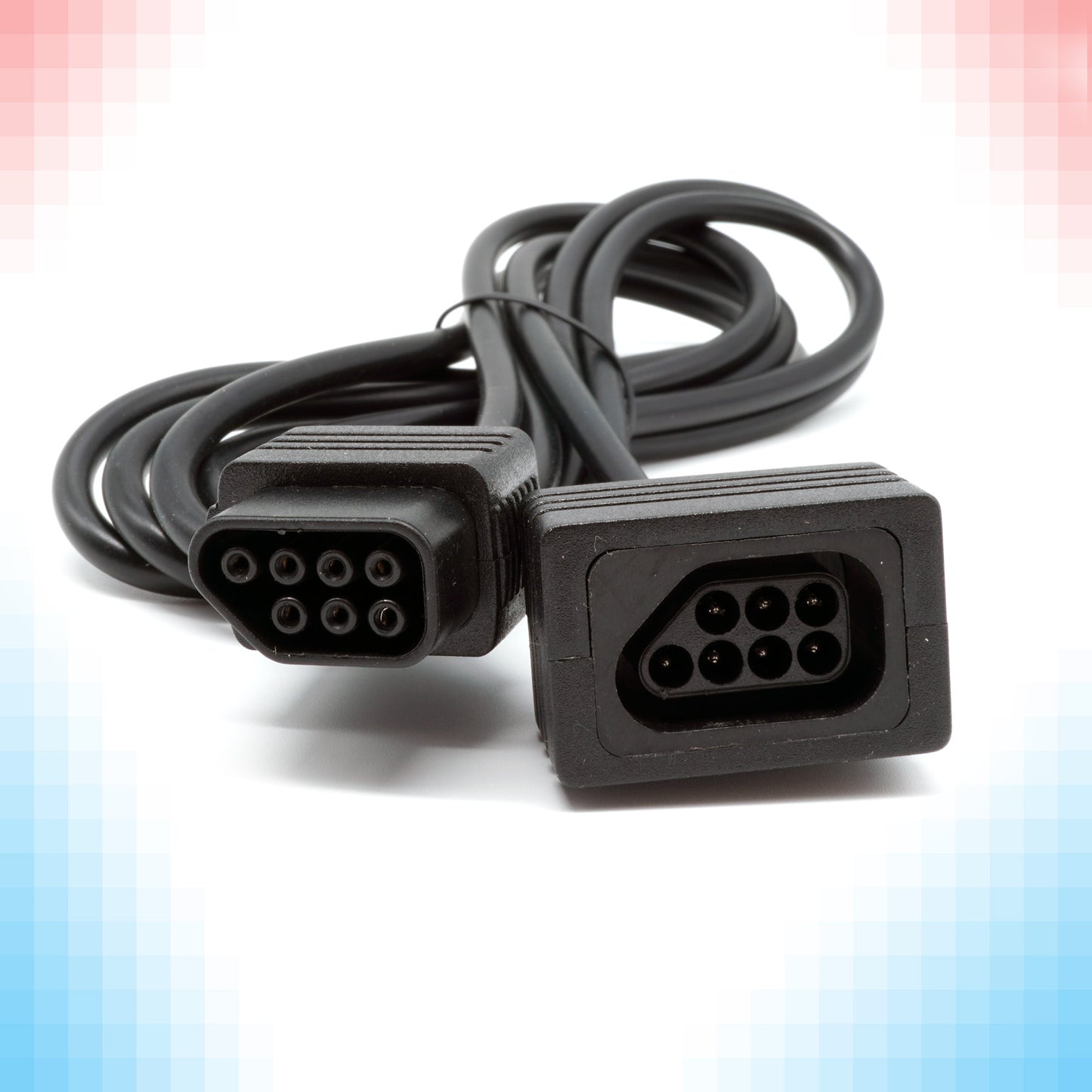 2x 1,8m Controller Verlängerungskabel für Nintendo NES