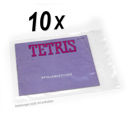 Hüllen für Nintendo NES Spiele Anleitungen