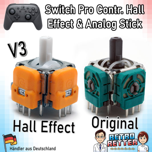 Switch Pro Controller Hall Effect Sticks / Analog Sticks