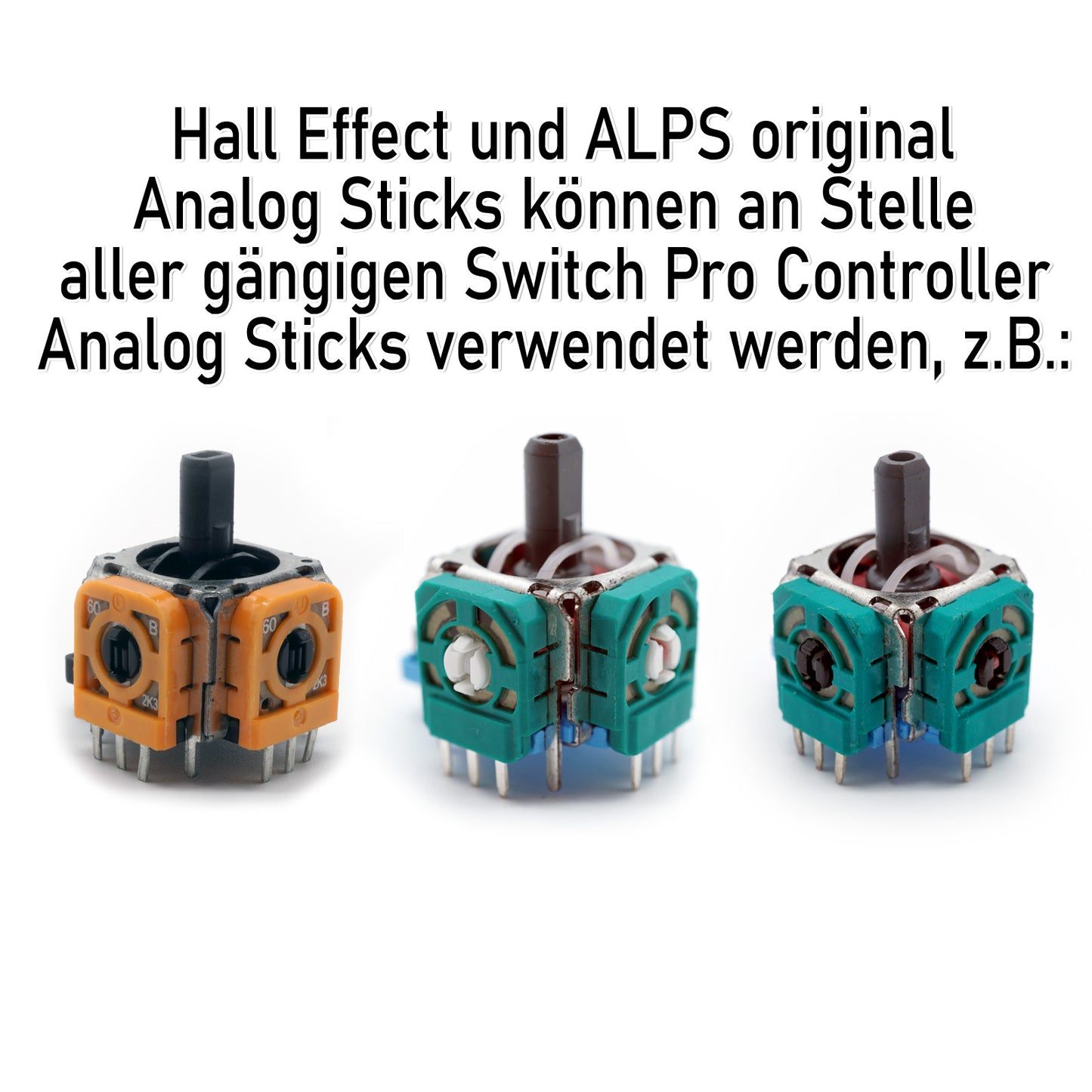 Switch Pro Controller Hall Effect Sticks / Analog Sticks