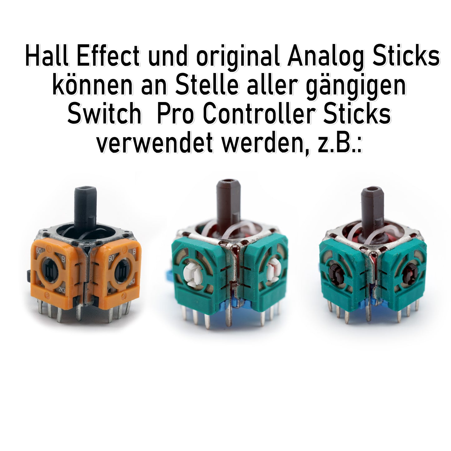 Switch Pro Controller TMR Sticks / Hall Effect V3 Sticks