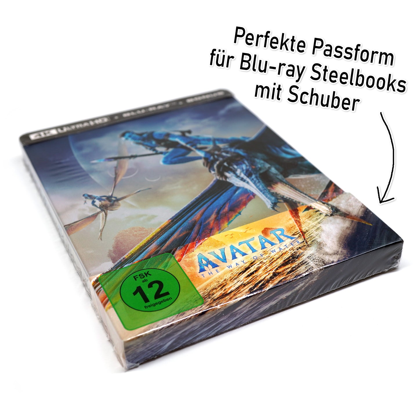 Schutzhüllen für Blu-Ray Steelbook mit Schuber Exklusives RetroRetter V2 Design!