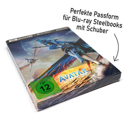 Schutzhüllen für Blu-Ray Steelbook mit Schuber Exklusives RetroRetter V2 Design!