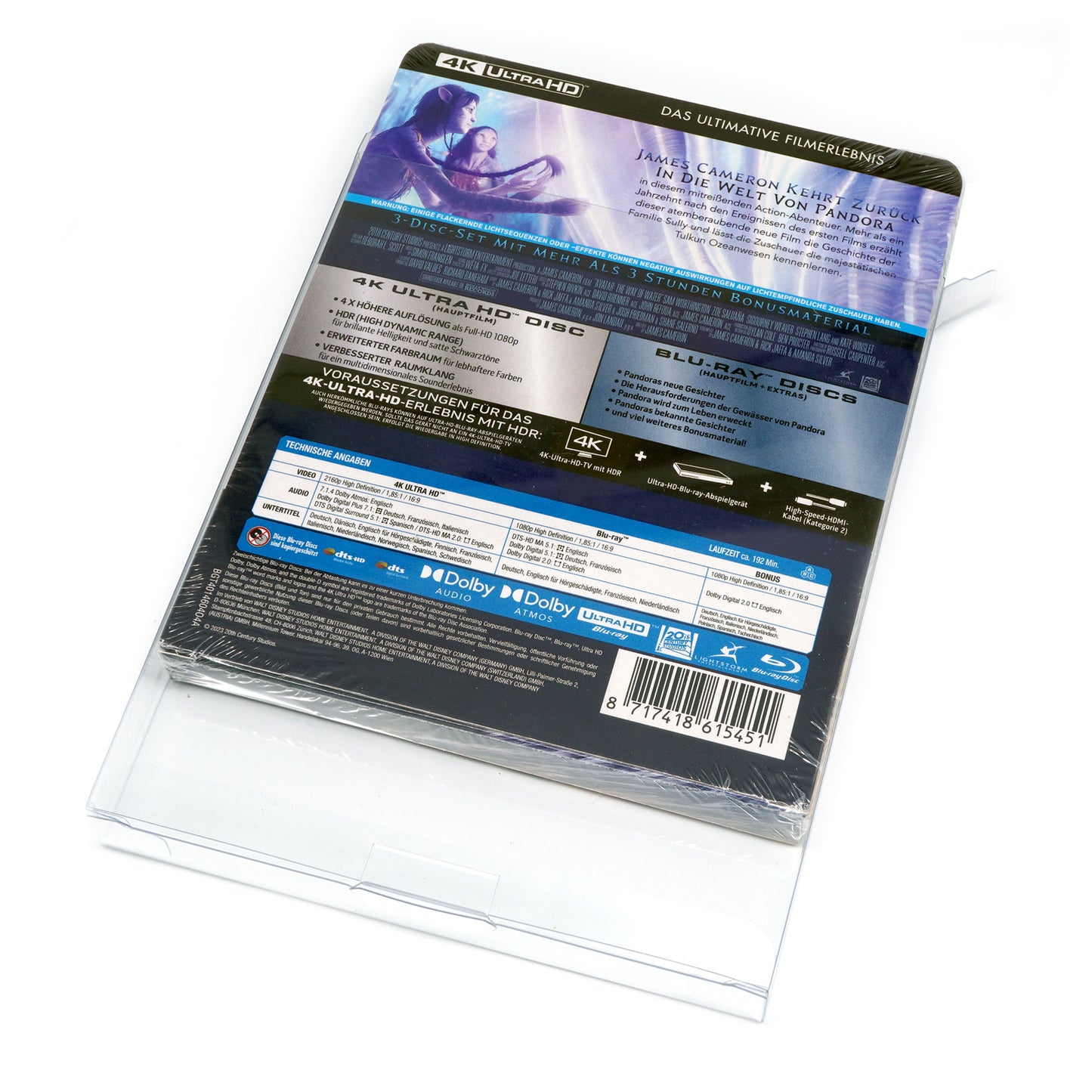 Schutzhüllen für Blu-Ray Steelbook mit Schuber Exklusives RetroRetter V2 Design!