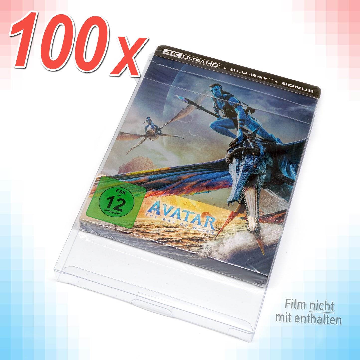 Schutzhüllen für Blu-Ray Steelbook mit Schuber Exklusives RetroRetter V2 Design!