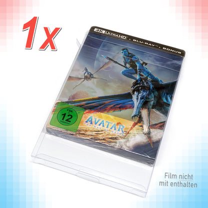 Schutzhüllen für Blu-Ray Steelbook mit Schuber Exklusives RetroRetter V2 Design!