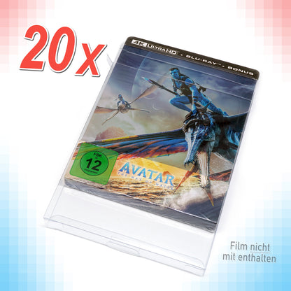 Schutzhüllen für Blu-Ray Steelbook mit Schuber Exklusives RetroRetter V2 Design!