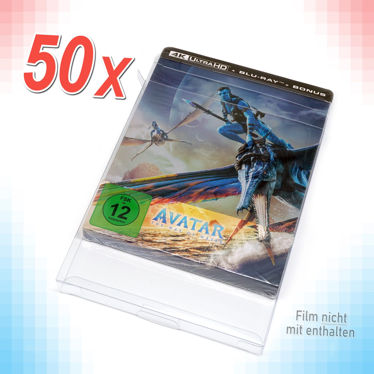 Schutzhüllen für Blu-Ray Steelbook mit Schuber Exklusives RetroRetter V2 Design!