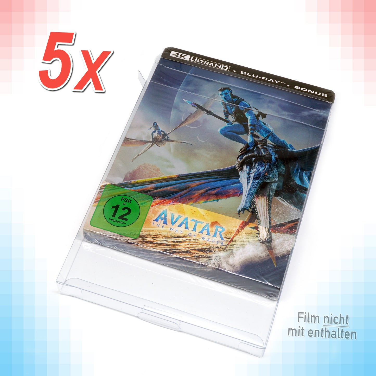 Schutzhüllen für Blu-Ray Steelbook mit Schuber Exklusives RetroRetter V2 Design!