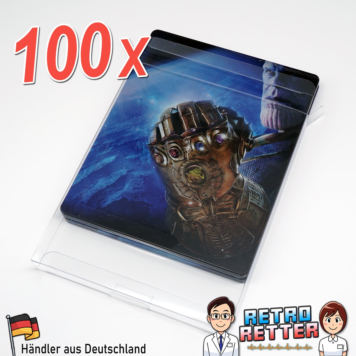 Blu-Ray Film Steelbook Schutzhüllen Exklusives RetroRetter V2 Design!