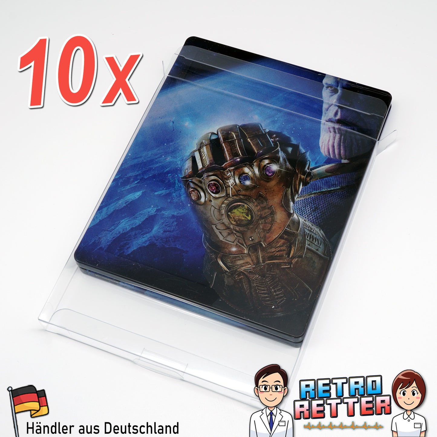 Blu-Ray Film Steelbook Schutzhüllen Exklusives RetroRetter V2 Design!