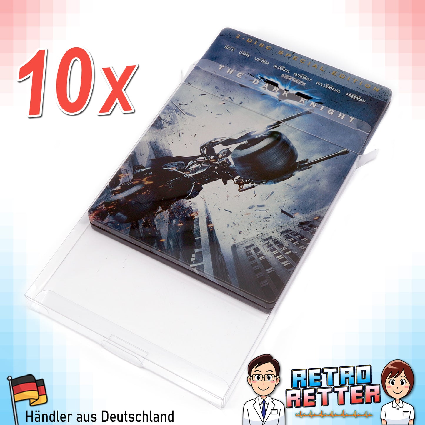 DVD Steelbook Schutzhüllen Exklusives RetroRetter V2 Design!
