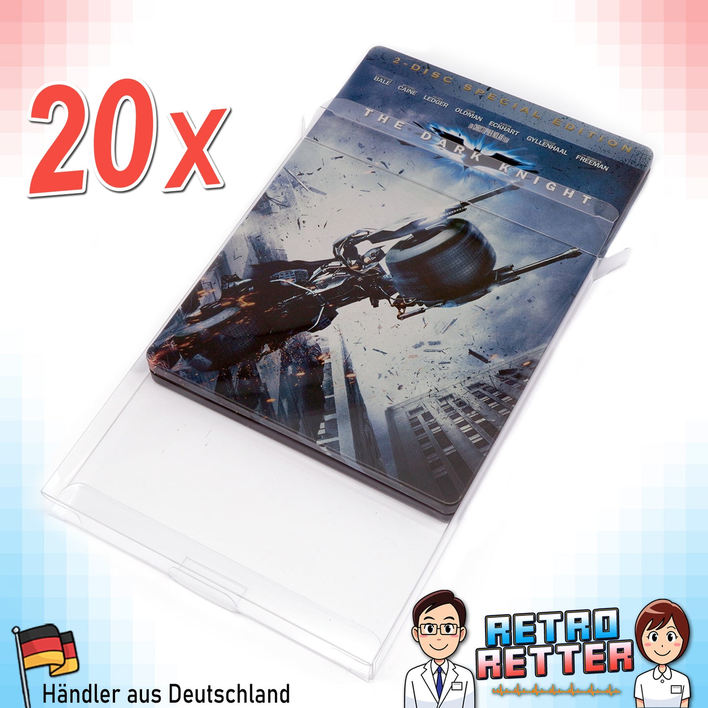 DVD Steelbook Schutzhüllen Exklusives RetroRetter V2 Design!