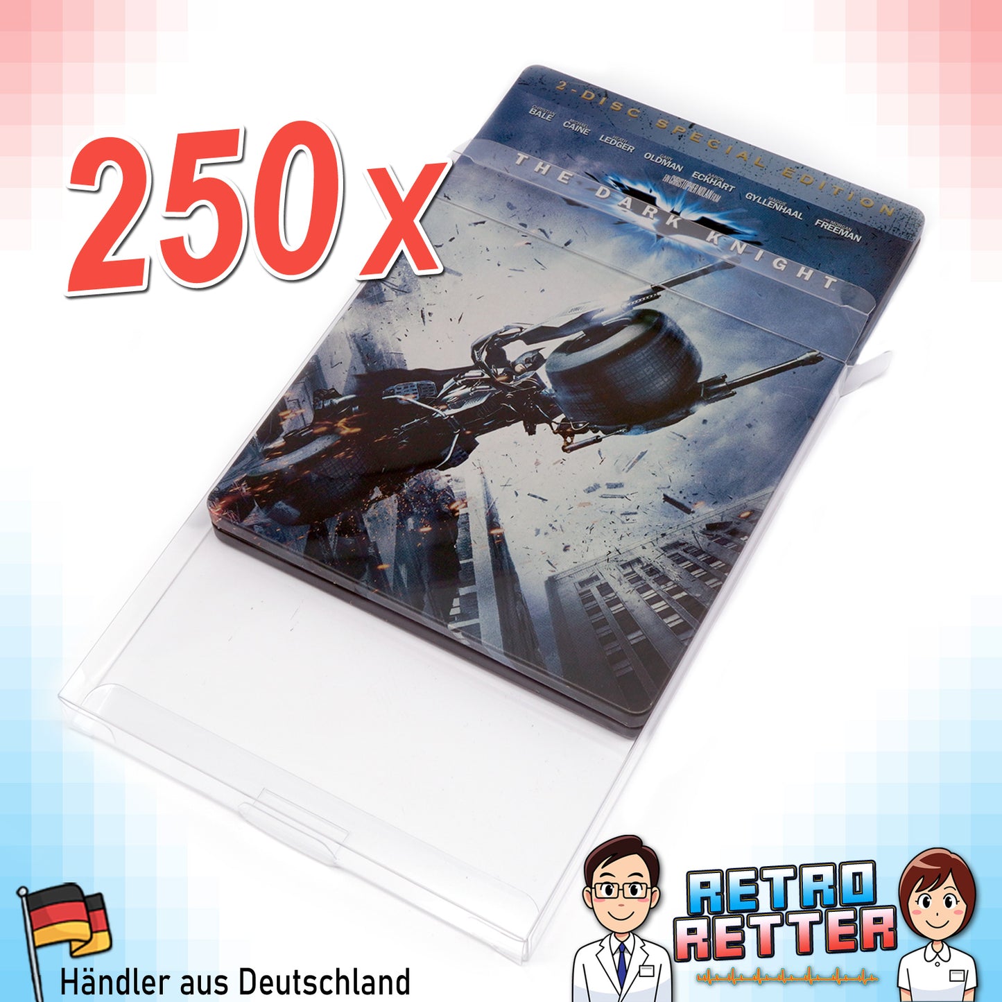 DVD Steelbook Schutzhüllen Exklusives RetroRetter V2 Design!