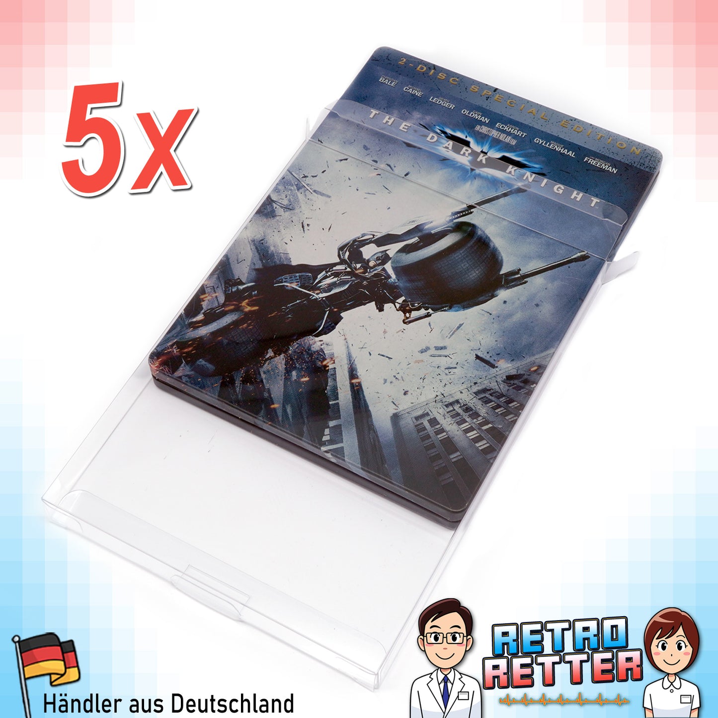 DVD Steelbook Schutzhüllen Exklusives RetroRetter V2 Design!