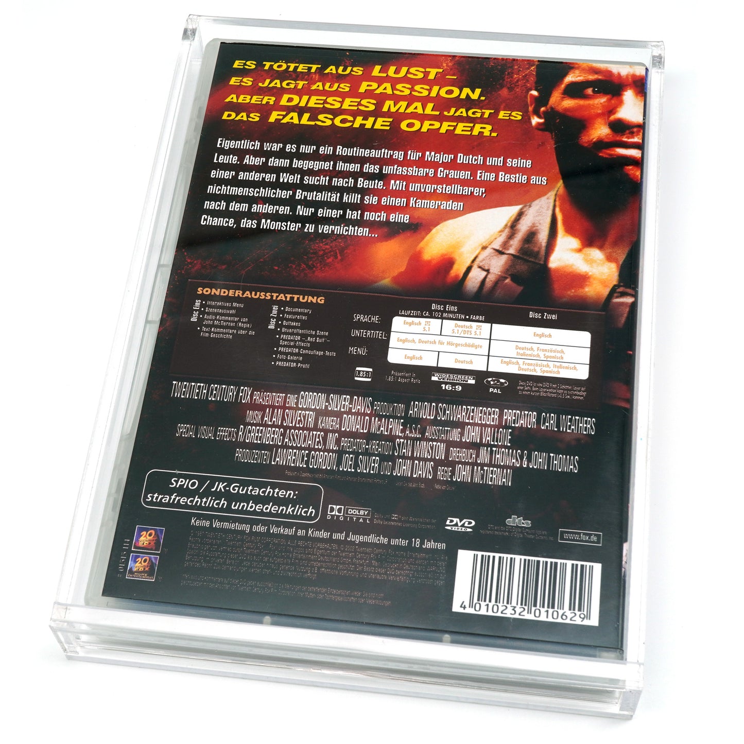 Acryl Case für DVD Film Hülle