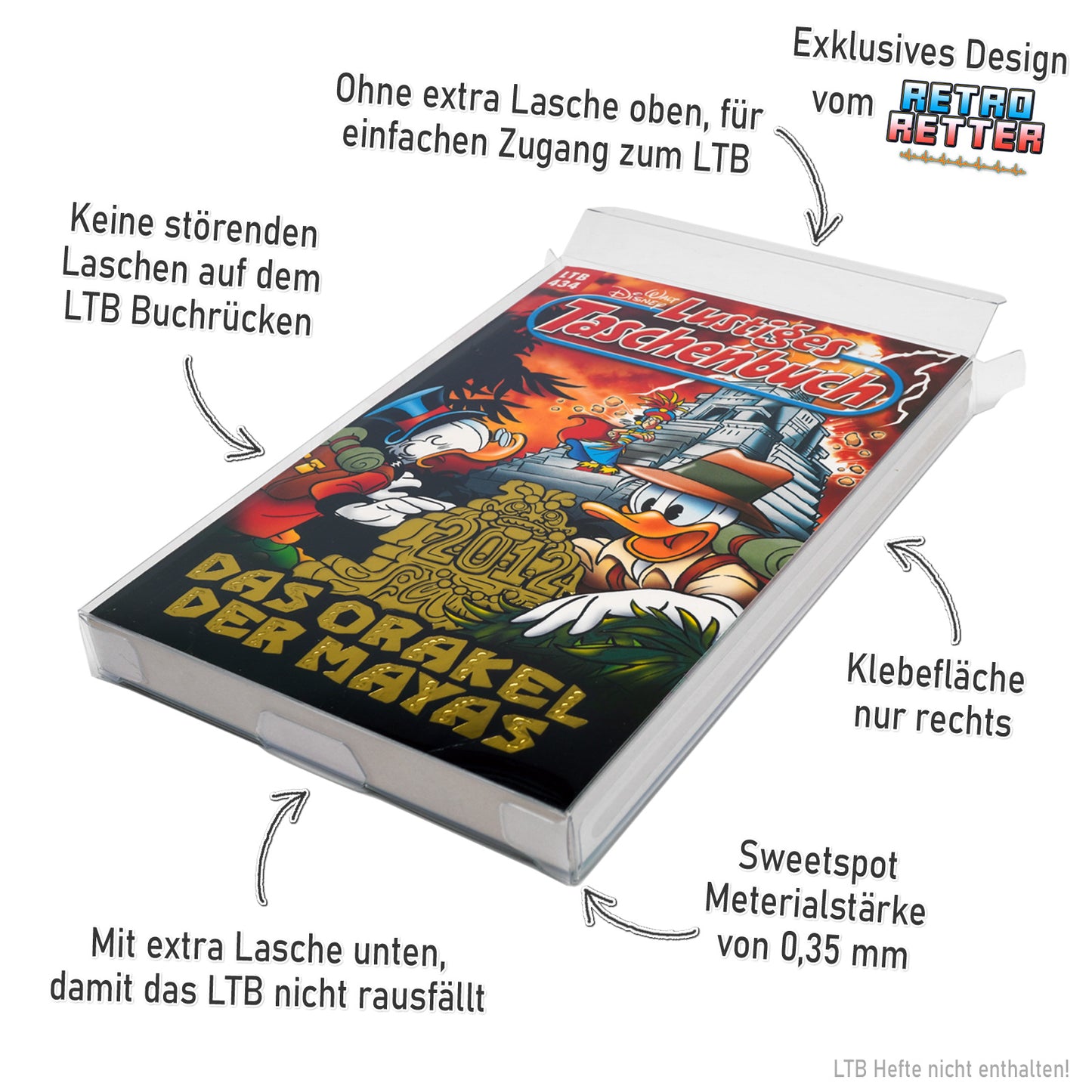 Schutzhüllen für Lustiges Taschenbuch LTB Comic Bänder