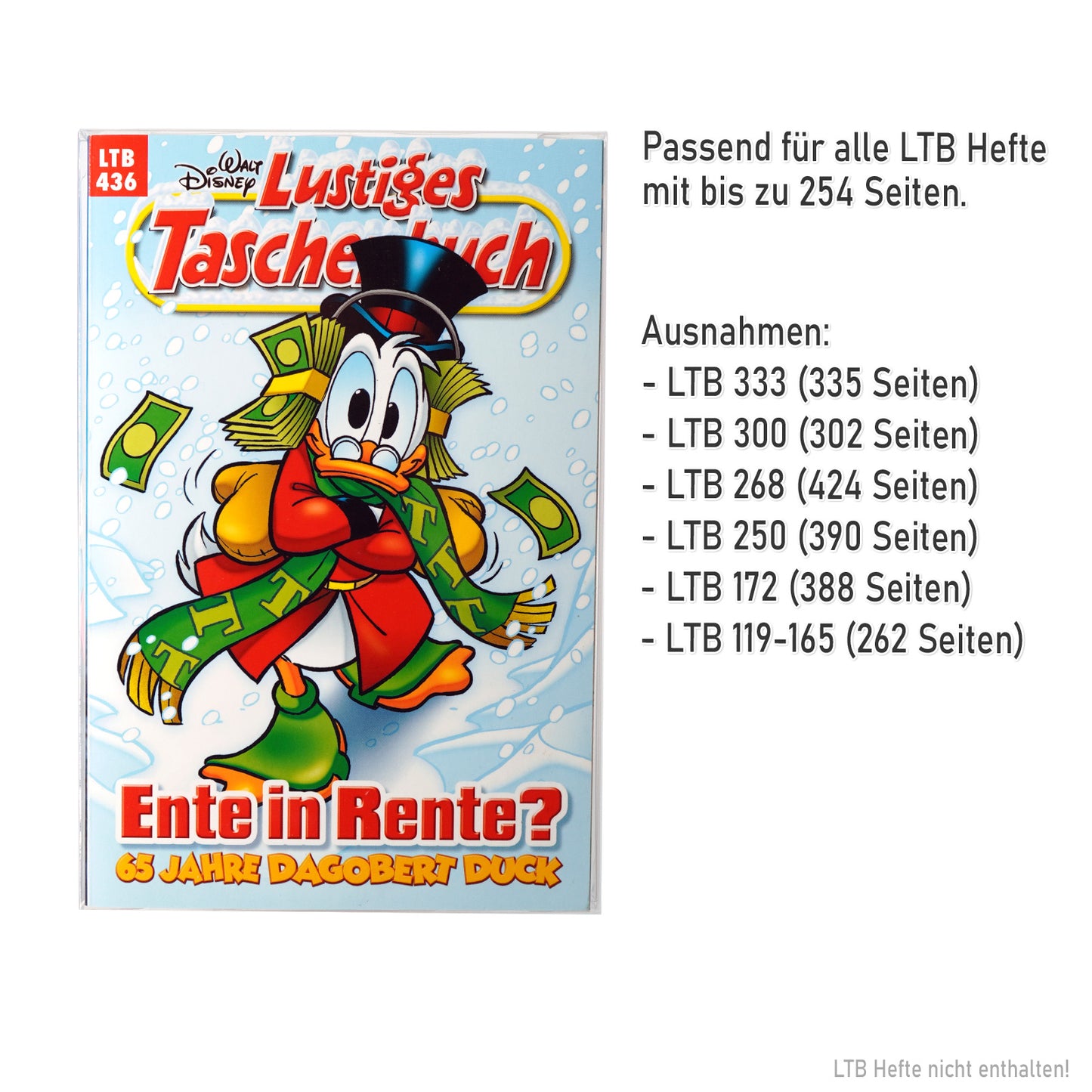 Schutzhüllen für Lustiges Taschenbuch LTB Comic Bänder