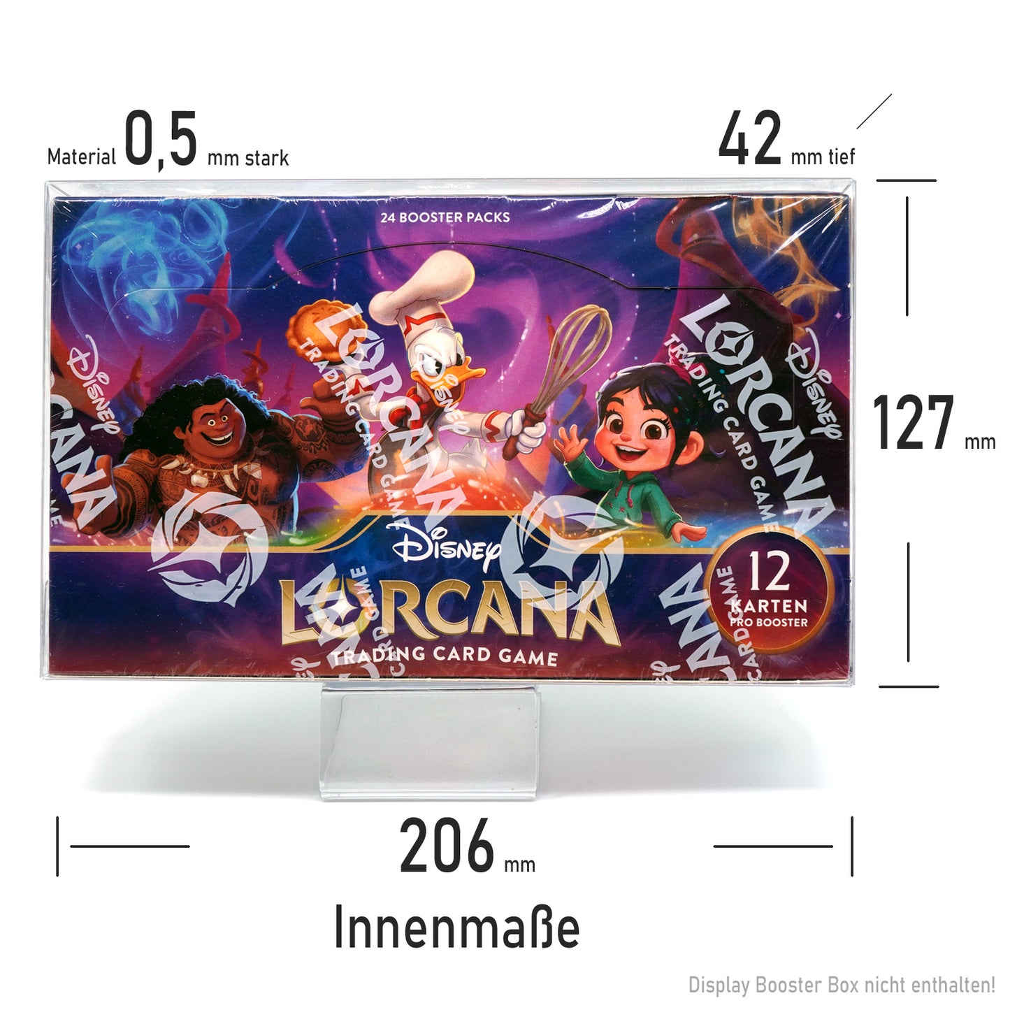 Schutzhülle für Disney Lorcana 24er Booster-Display