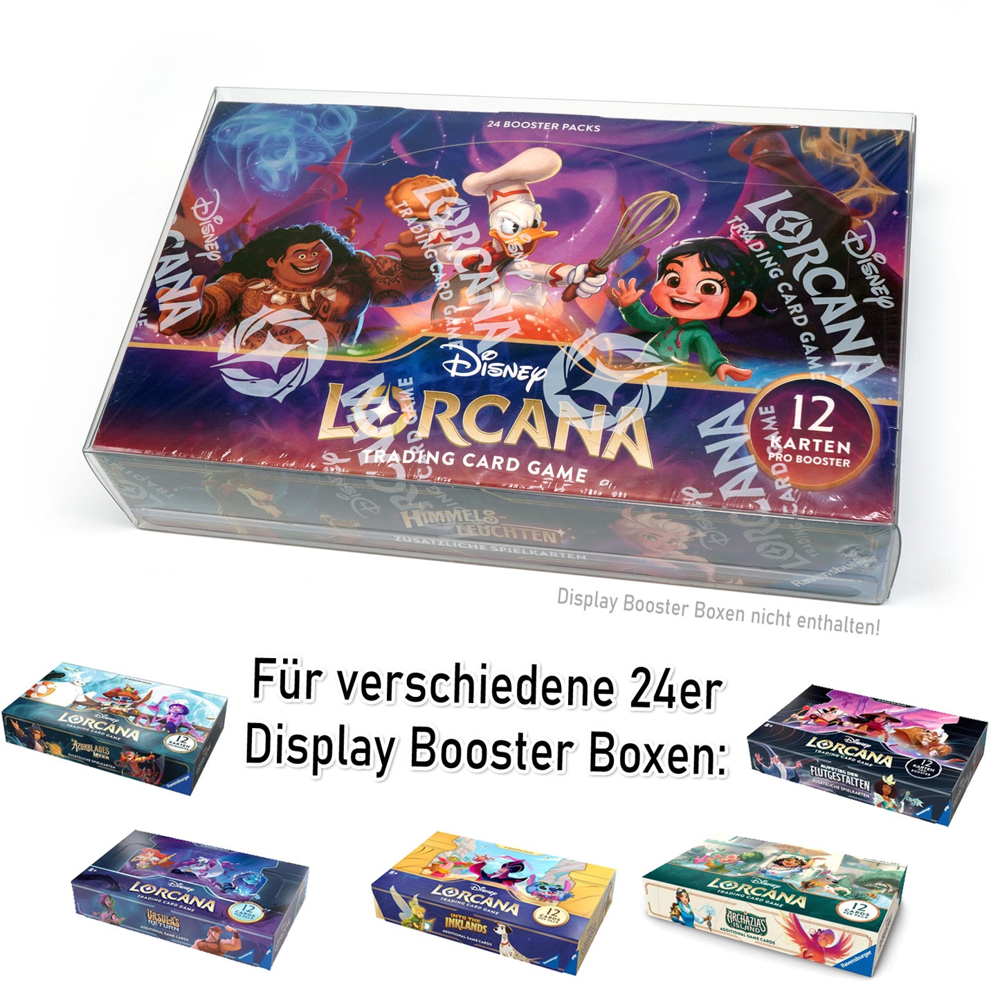 Schutzhülle für Disney Lorcana 24er Booster-Display