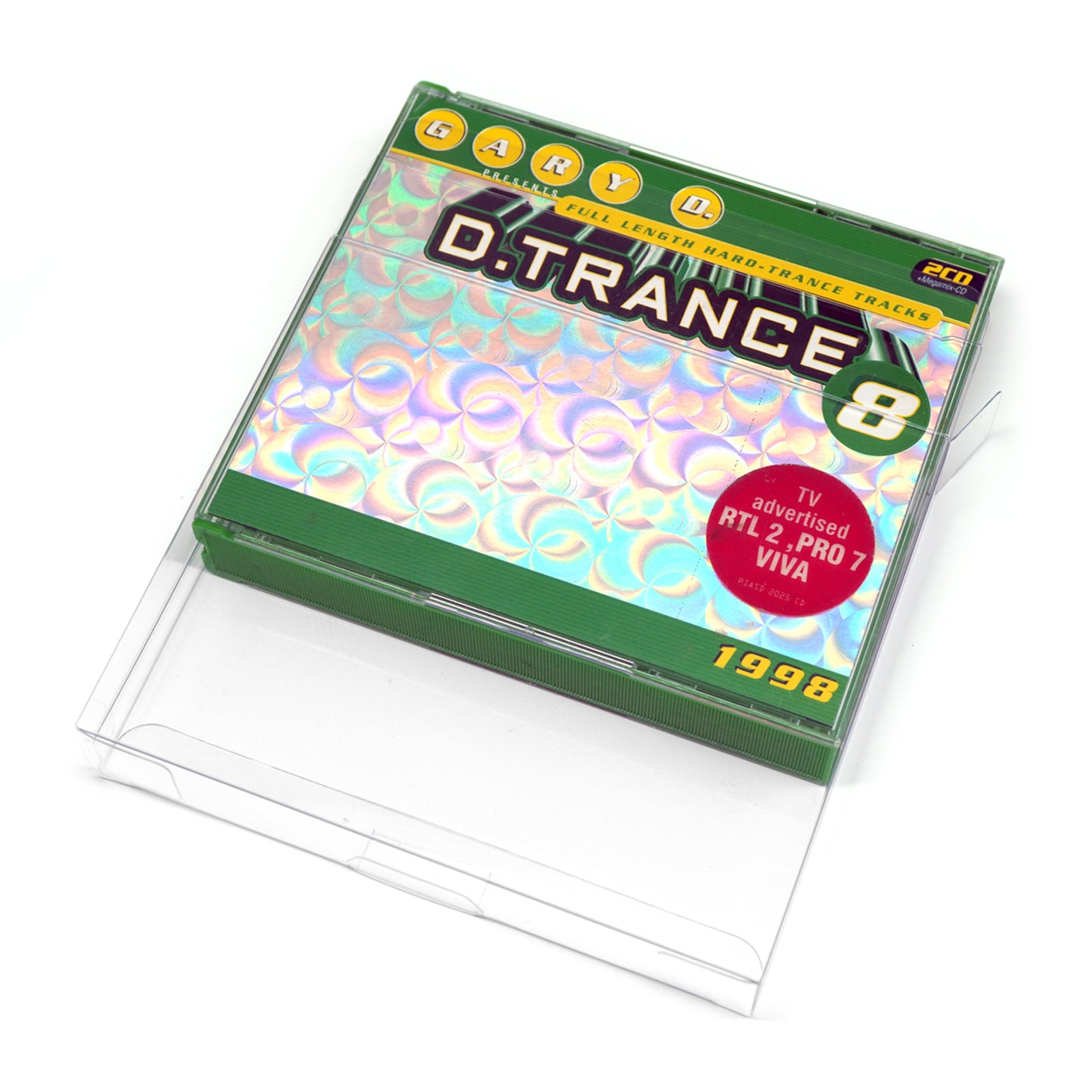 Musik Doppel CD / Multi CD Schutzhüllen Exklusives RetroRetter V2 Design!